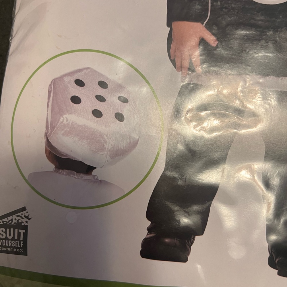 NWT Infant Shaker Sweeties Costume Set - Black & White, 0-6m - Picture 4 of 5